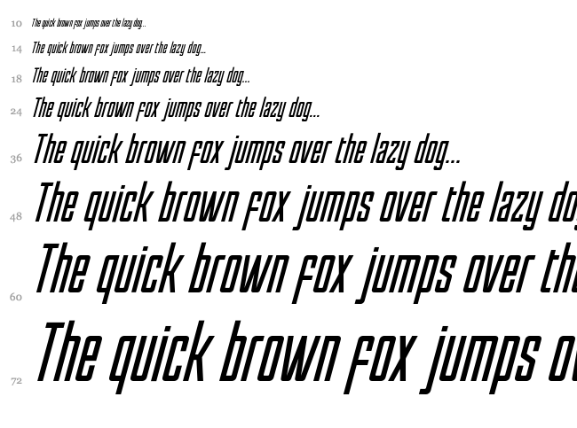 Enfatica font waterfall